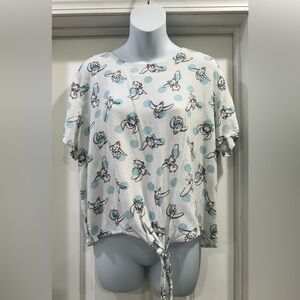 Disney Dumbo the Elephant Blouse Top Size Medium